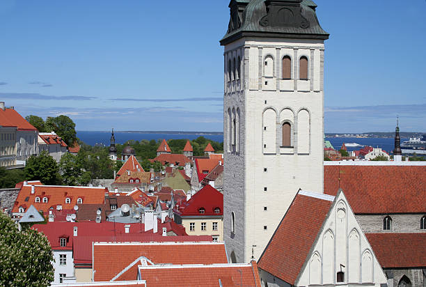 istock tallinn oldtown with sea view 93146503
