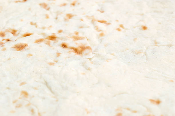 istock The texture of baked thin flatbread. Close up. 931466580
