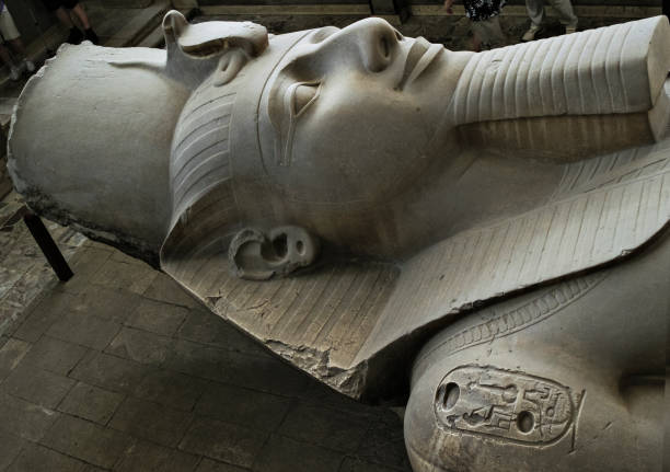 istock The Colossus of Rameses II at Memphis, Egypt 931469510
