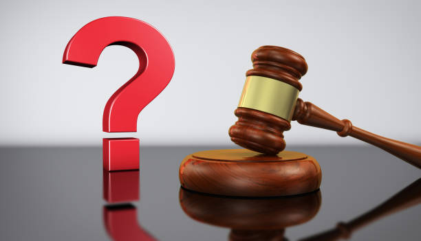 Law And Legal Questions Concept stock photo