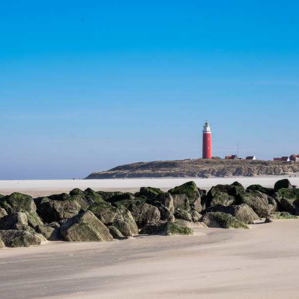 istock Old lighthouse on the beach of De Cocksdorp 931479578