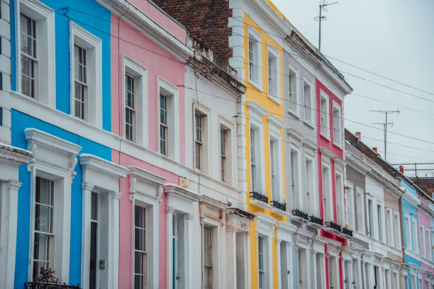 istock Colorful London houses 931480126