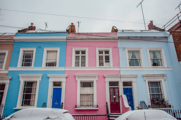istock Colorful London houses 931480130