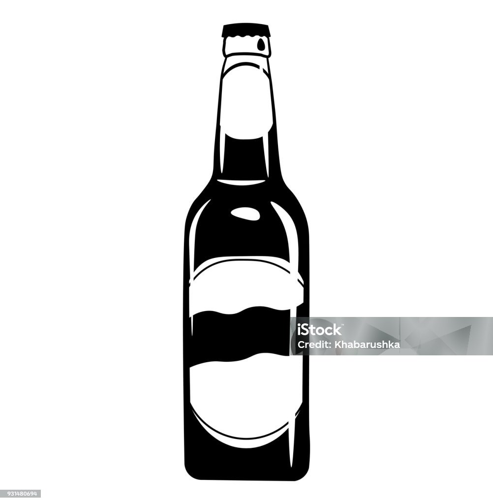 Biểu Tượng Chai Bia Uống Rượu Hình Minh Họa Vector Hình minh họa ...