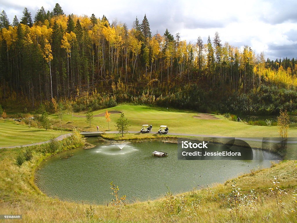 Golf in autunno - Foto stock royalty-free di Acqua