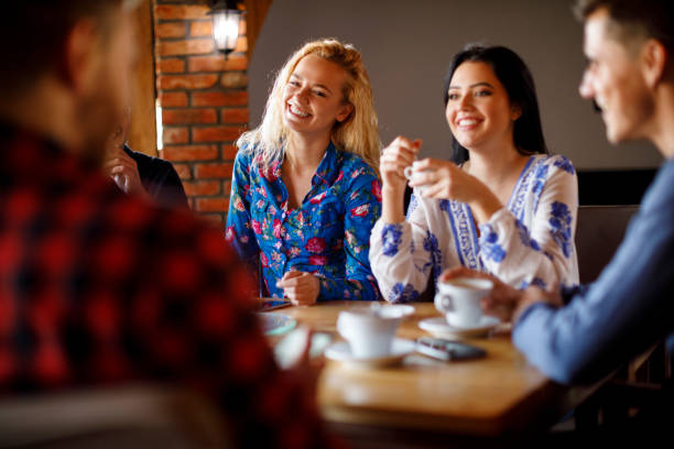 istock Friends having coffee at a cafe 931491536