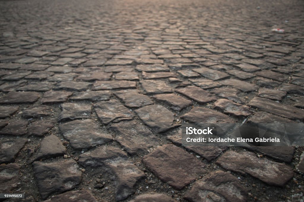 Cubic stone road texture Cubic stone road texture perspective Cube Shape Stock Photo