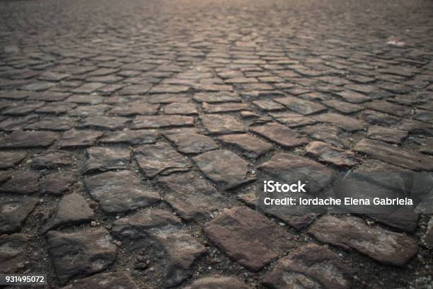 Cubic Stone Road Texture Stock Photo - Download Image Now - Cube Shape, Granite - Rock, Abstract