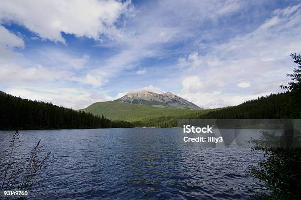 Panorama Do Lago De Alces Adorável - Fotografias de stock e mais imagens de Ao Ar Livre - Ao Ar Livre, Beira d'Água, Cadeia de Montanhas