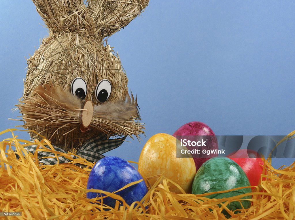 Easter Bunny - Lizenzfrei Blau Stock-Foto