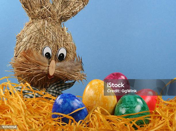 Easter Bunny Stockfoto und mehr Bilder von Blau - Blau, Ei, Esel-und Präriehase