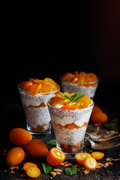 istock Chia pudding parfait with kumquat 931501358