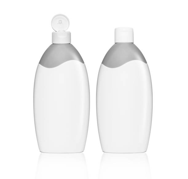 istock Blank white plastic cosmetics, shampoo or gel bottle 931506072