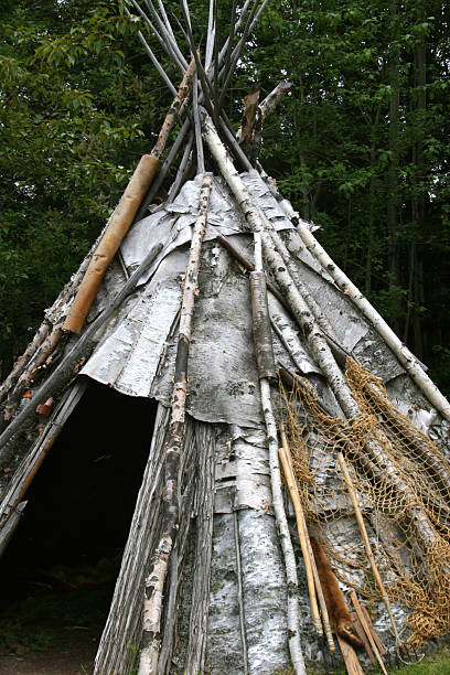 istock Ojibwe Teepee Detail 93150795