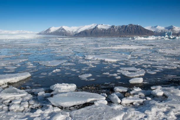 Glacier lagoon Great glacier lagoon in Iceland iceberg dramatic sky wintry landscape mountain stock pictures, royalty-free photos & images