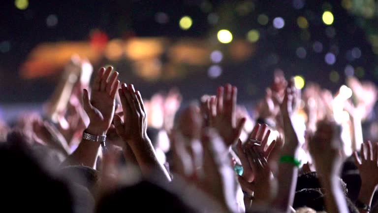 Concert party applause.