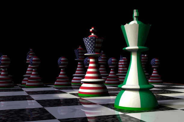 istock USA and Nigeria Chess Standoff 931520392