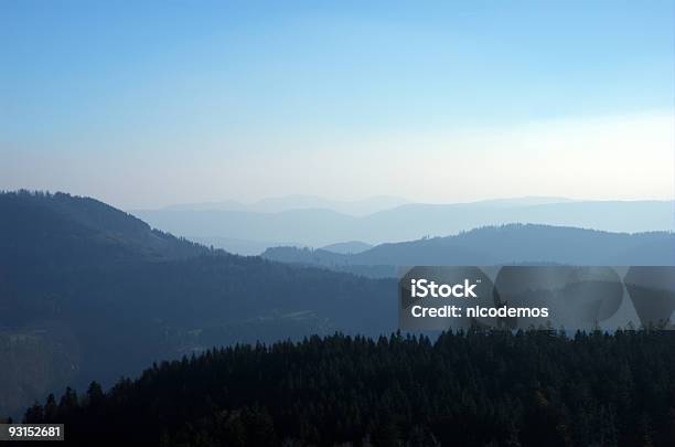 Black Forest In Blue Stock Photo - Download Image Now - Baden-Württemberg, Black Forest - Germany, Blue