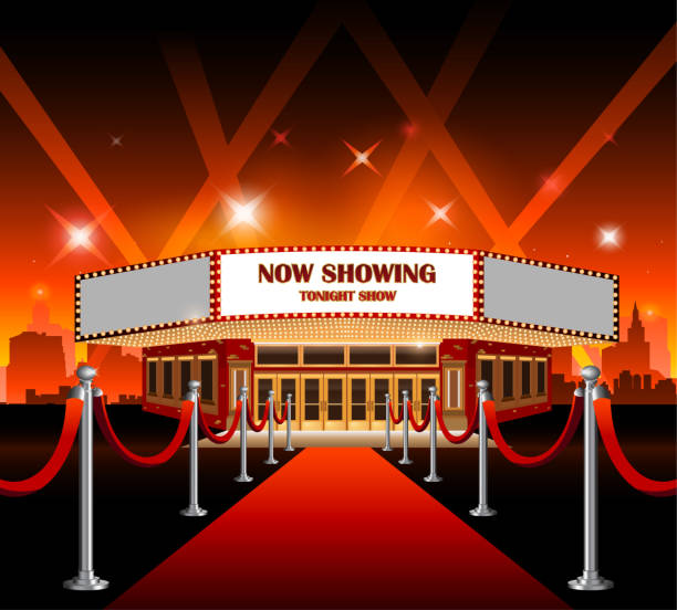 istock Hollywood movie red carpet movie theater 931526904