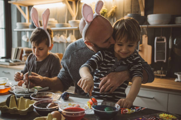 istock Lovely family prepare for Easter 931527186