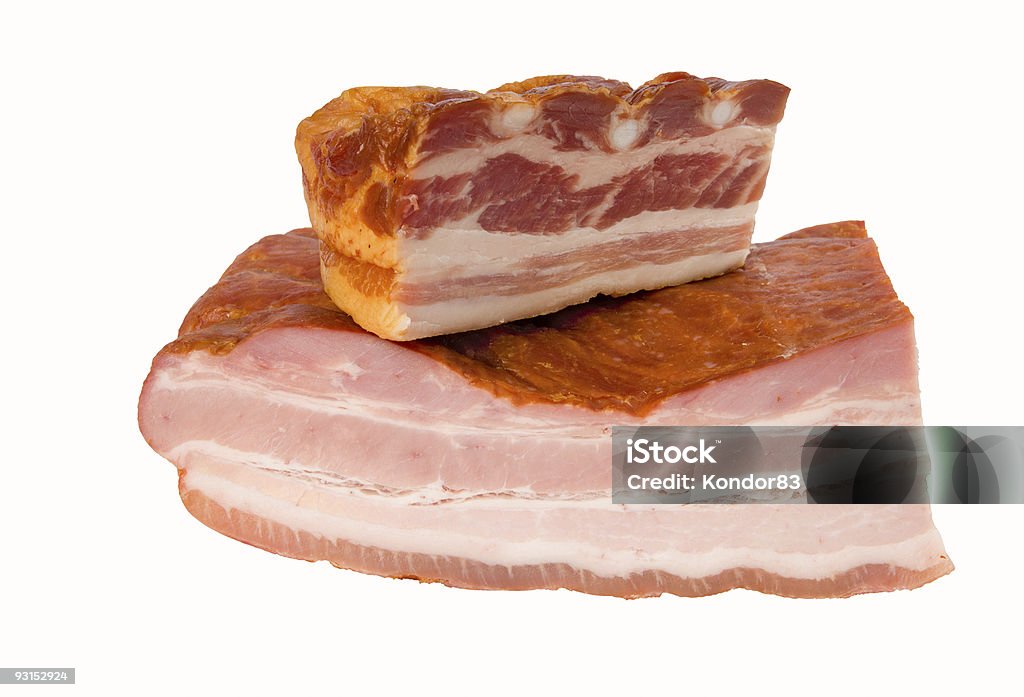 Geräuchertes Fleisch und clipping-Pfad enthalten - Lizenzfrei Clipping Path Stock-Foto