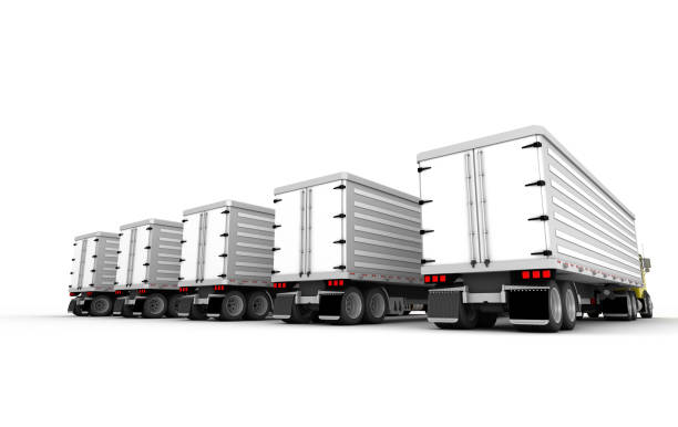 ELD Electronic Logging Devices Truck Driving Word 3d Illustration