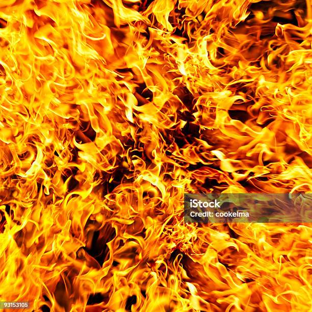 Огонь Фото На Чёрном Фоне — стоковые фотографии и другие картинки Ад - Ад, Без людей, Бушующее пламя
