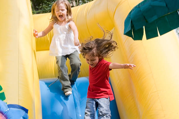 istock Two little girls having fun 93153134