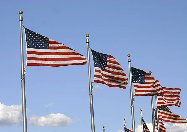 Multi Us Flags 1,700+ Multiple American Flags Stock Photos, Pictures & Royalty-Free ...