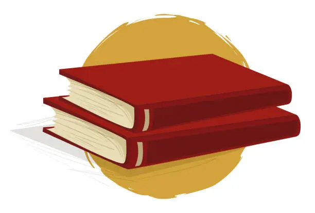 Vector illustration of book