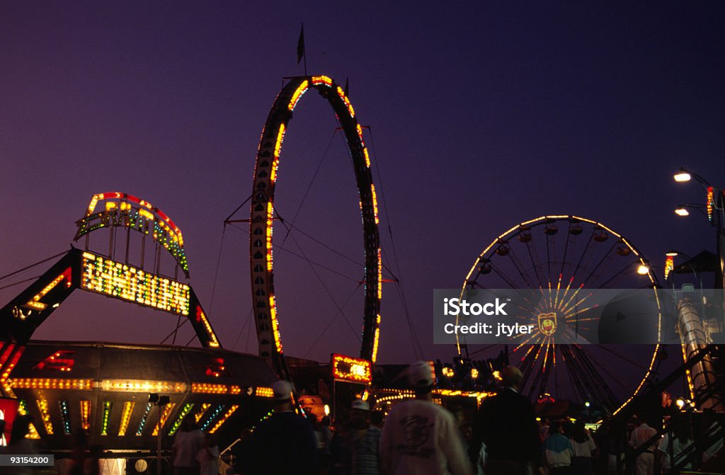 County Fair passeios - Foto de stock de Parque de diversões - Evento de entretenimento royalty-free