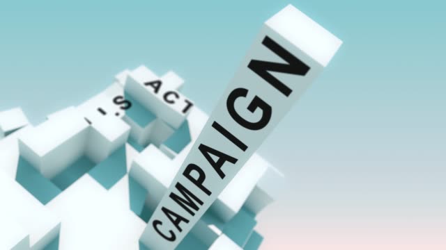 Marketing Effectiveness_1 words animated with cubes
