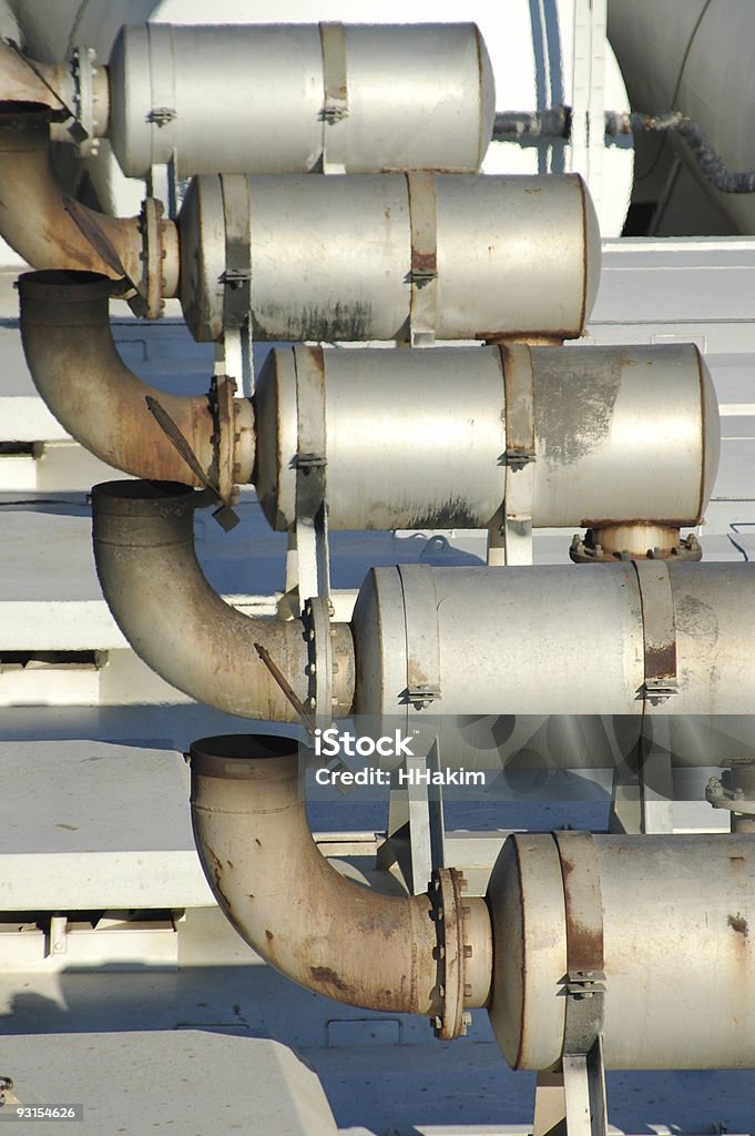 Caldeira aberturas de ventilação - Royalty-free Abertura Foto de stock