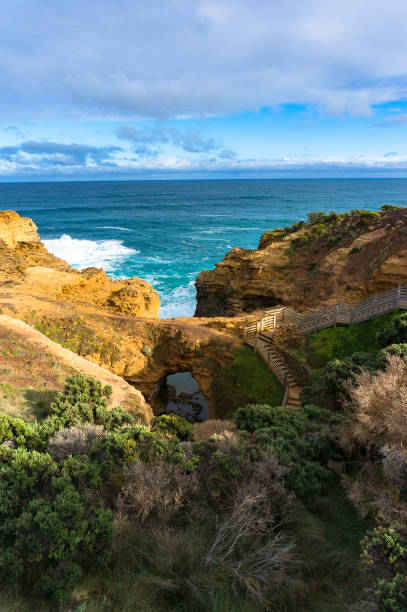 istock The Grotto rock formation with staircases and ocean view 931546380
