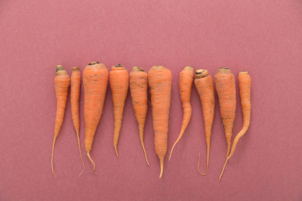 Raw small carrot