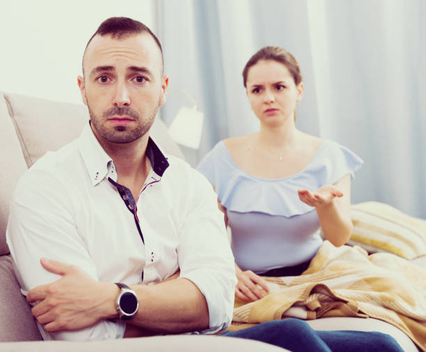 istock Man is upset because he quarrel with his wife 931550532