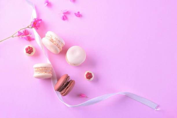 istock Colorful macarons or macaroons dessert sweet beautiful to eat 931551636
