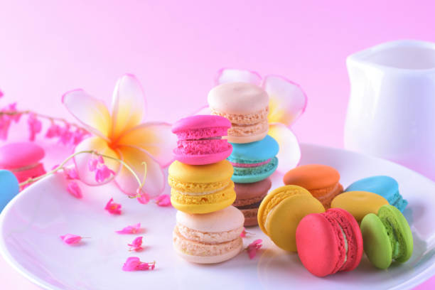 istock Colorful macarons or macaroons dessert sweet beautiful to eat 931551872