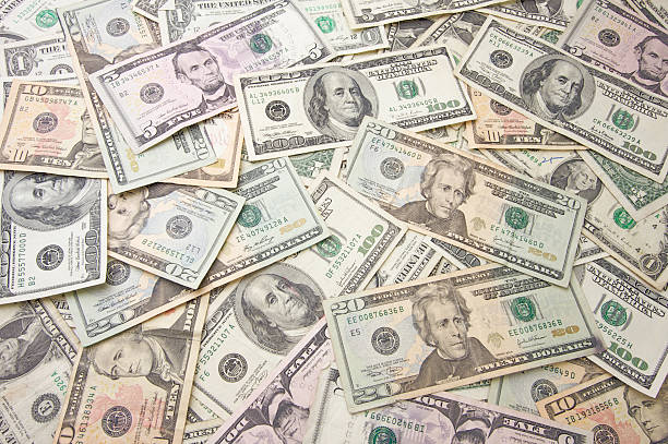 istock Unites States Currency Background 93155951
