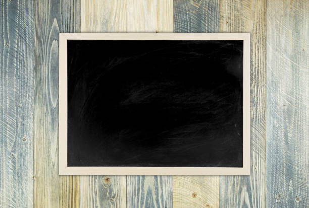 istock blackboard with wooden frame, blackboard on old wood background for education concept. 931563904