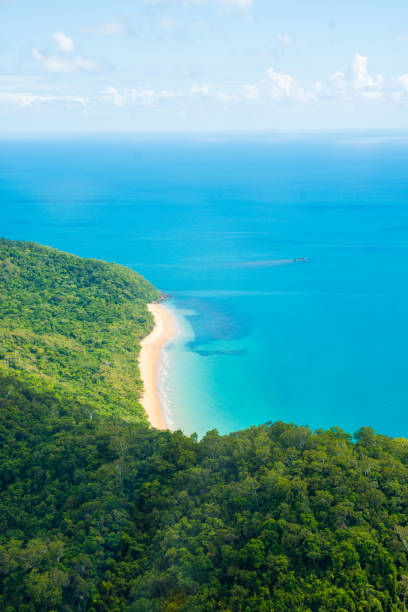 Aerial of Cape Tribulation, Australia