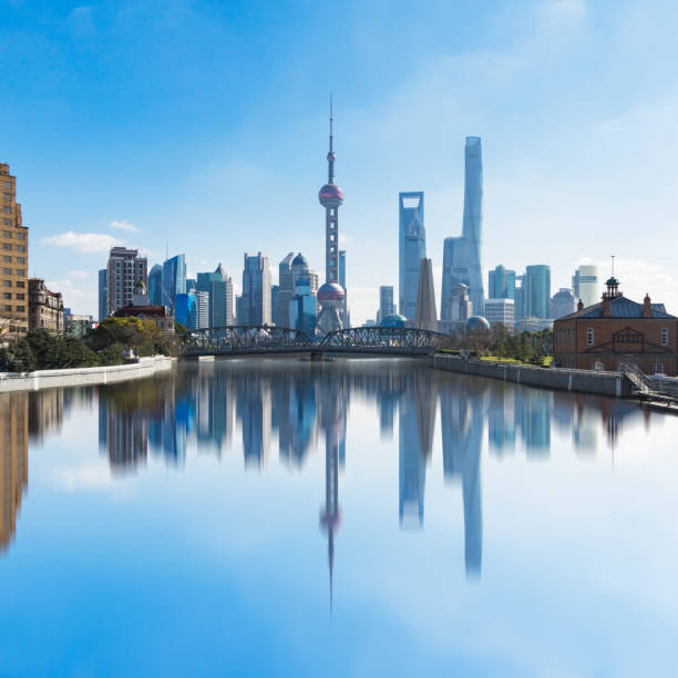 istock China,Shanghai,the bund skyline 931571478