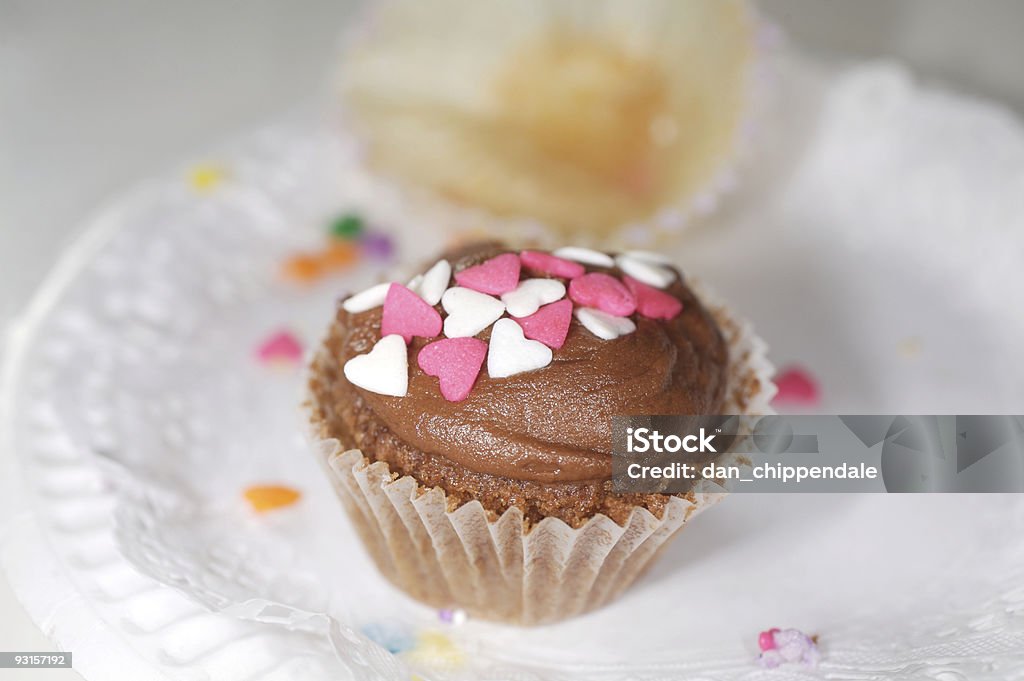 Mini Cupcake - Lizenzfrei Zierdeckchen Stock-Foto
