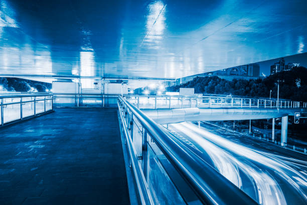 istock traffic trails at night of shanghai 931574220