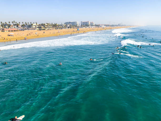 хантингтон-бич ясность - huntington beach стоковые фото и изображения