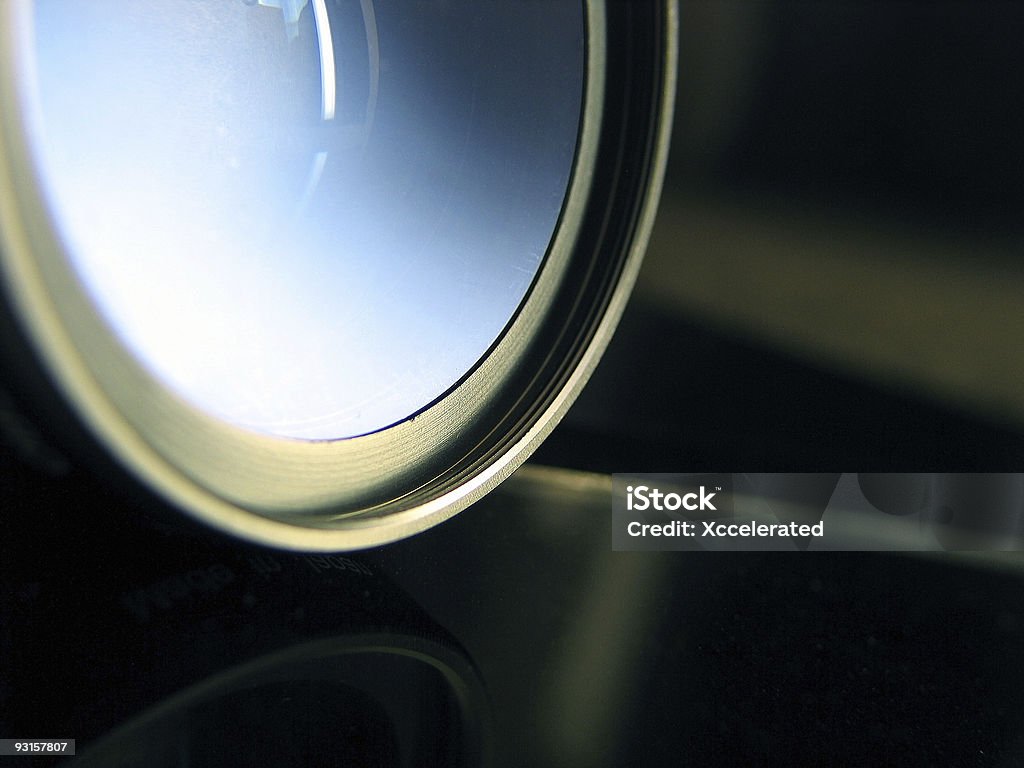 Obiettivo della telecamera - Foto stock royalty-free di Accendere (col fuoco)