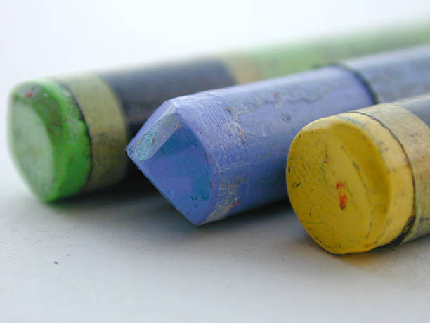 Wax Pencils stock photo