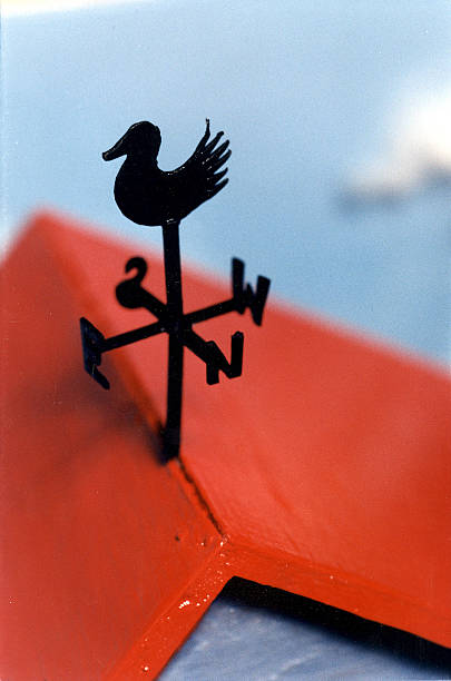 miniature weathervane stock photo