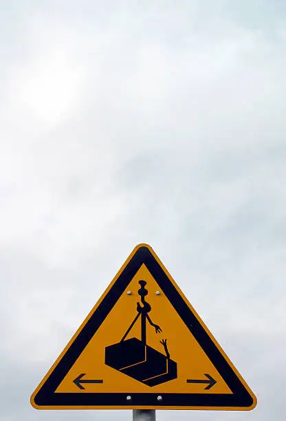 Photo of warning sign - breaking load