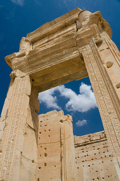 síria palmyra - aramaic imagens e fotografias de stock
